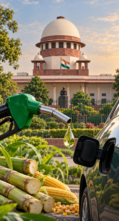 Supreme Court questions Centre on fuel supply for 100% ethanol vehicles