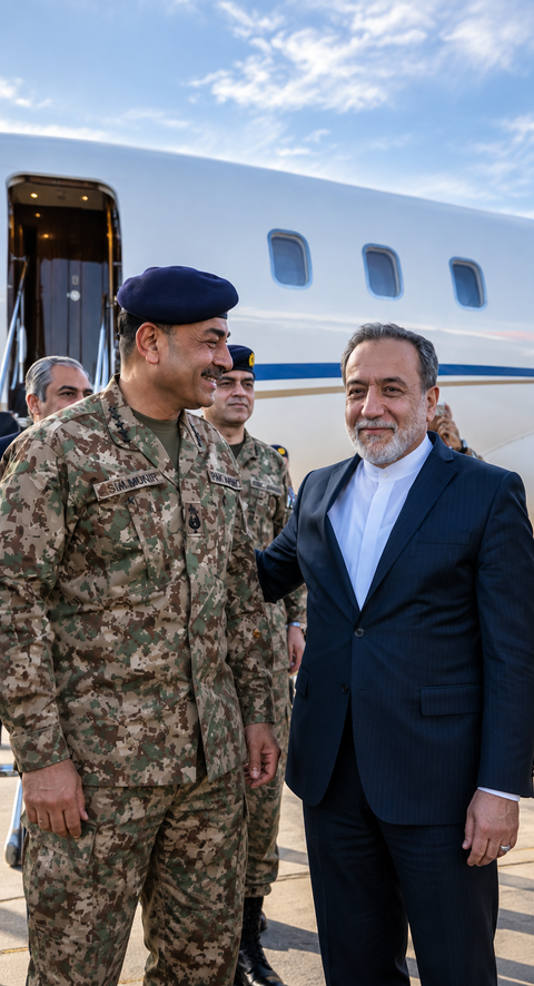 Iran Foreign Minister, Pakistan Army Chief Munir hold talks to ease US-Iran tensions