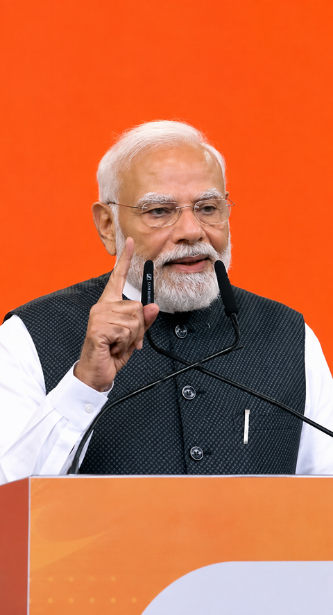 ‘People chose me to serve them’: PM Modi marks 25 years in public service