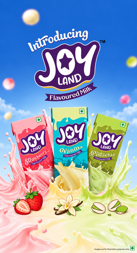 Reliance launches Joyland flavoured milk at Rs 20 a pack