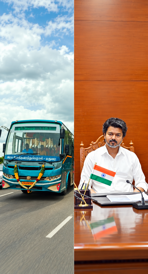 CM Vijay extends free bus travel to disabled people under the Vettri Payanam scheme