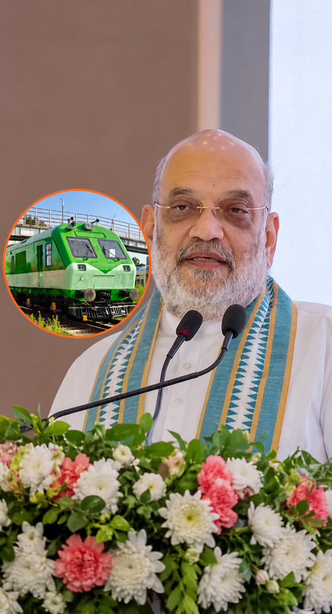 Amit Shah flags off India's first LNG-powered train as rail electrification hits 99.6%