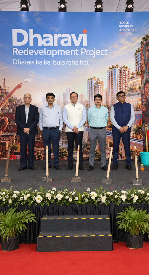 Pranav Adani performs Bhoomi Poojan for Matunga project with 10,432 rehabilitation flats