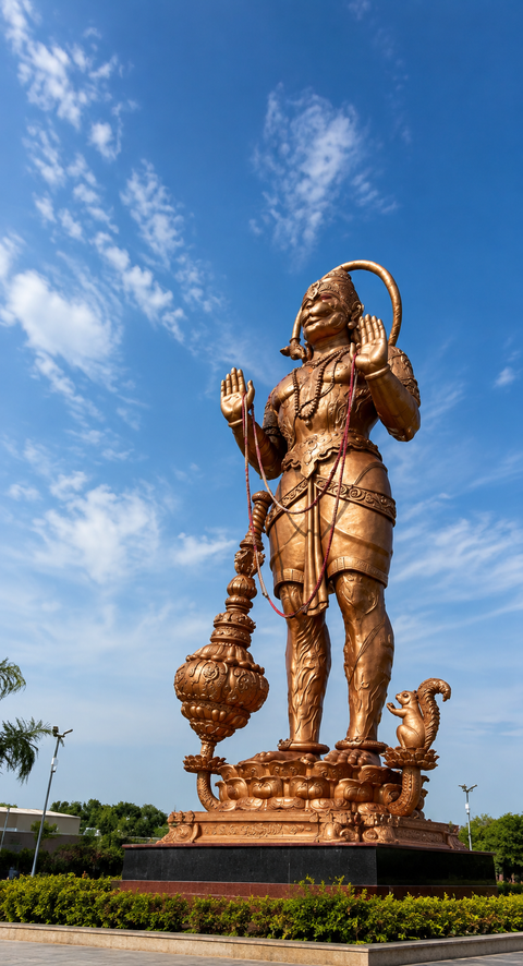 Texas YouTuber Jesse Hughes calls for removal of 90-foot Hanuman statue at temple