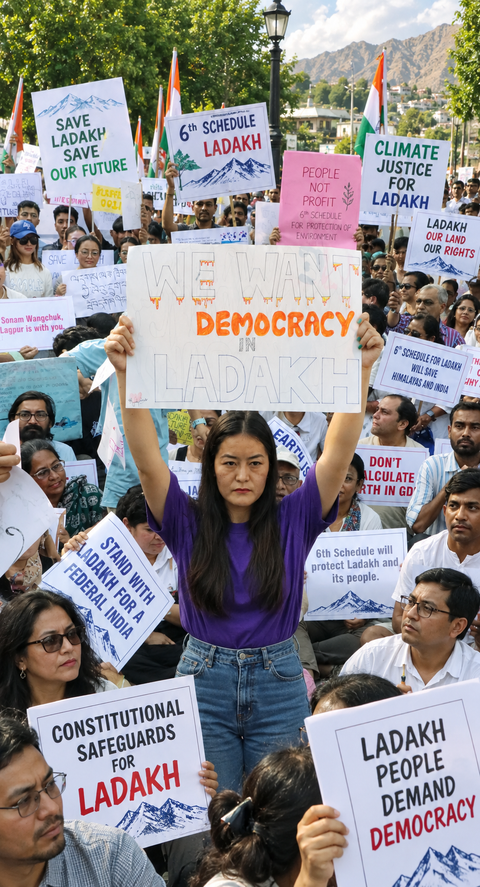 Ladakh activists reject Home Ministry offer, demand constitutional safeguards