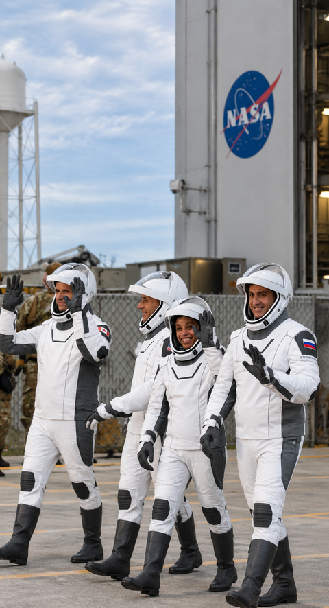 Four astronauts reach ISS in record 8-hour SpaceX flight fastest US mission