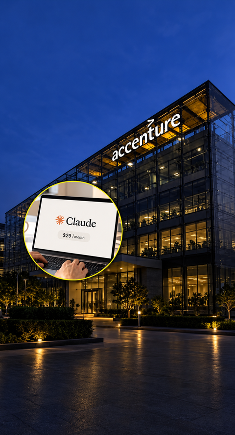 Accenture caps Claude Enterprise usage at $29 a month for most employees