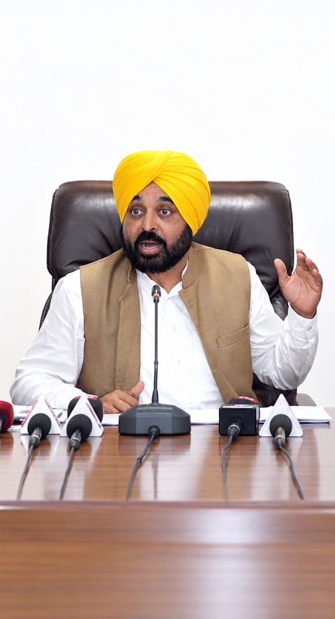 Punjab CM Bhagwant Mann calls police conduct ‘Taliban-like’ over Bangla Sahib row