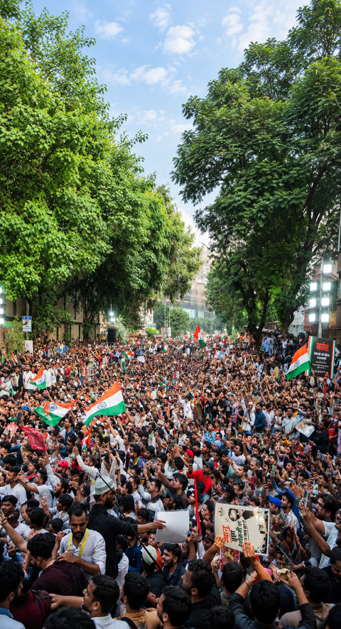 75-year-old man dies of heart attack at Cockroach Janta Party protest in Mumbai