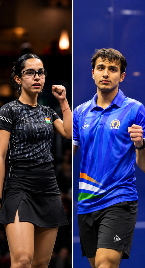 India's Anahat, Abhay Singh win squash silver miss LA 2028 Olympic qualification