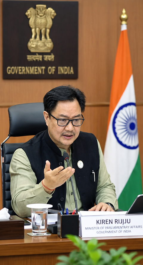 Kiren Rijiju accuses the Opposition of 'conspiracy to weaken India' amid SIR protests