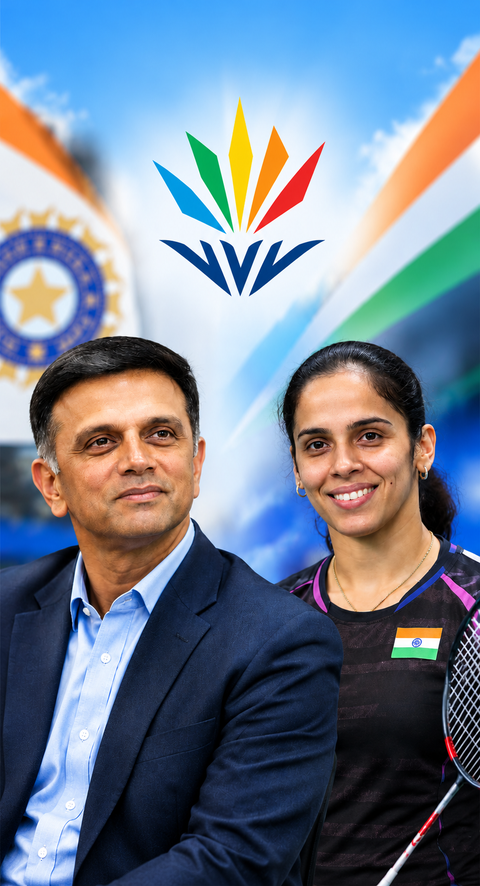 Rahul Dravid and Saina Nehwal nominated as 2030 Games athlete representatives