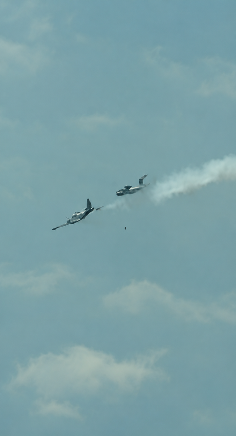 Two Philippine Air Force planes crash after colliding at low altitude, killing four