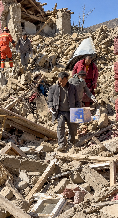 At least 16 killed as a magnitude 7 earthquake strikes Tibet