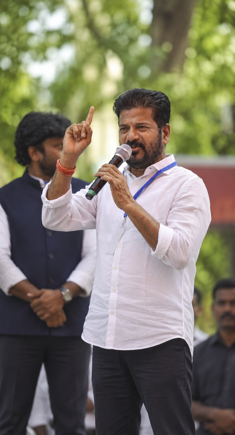 Telangana CM Revanth Reddy invokes 'Simon Go Back slogan, calls for ‘Gyanesh Go Back’