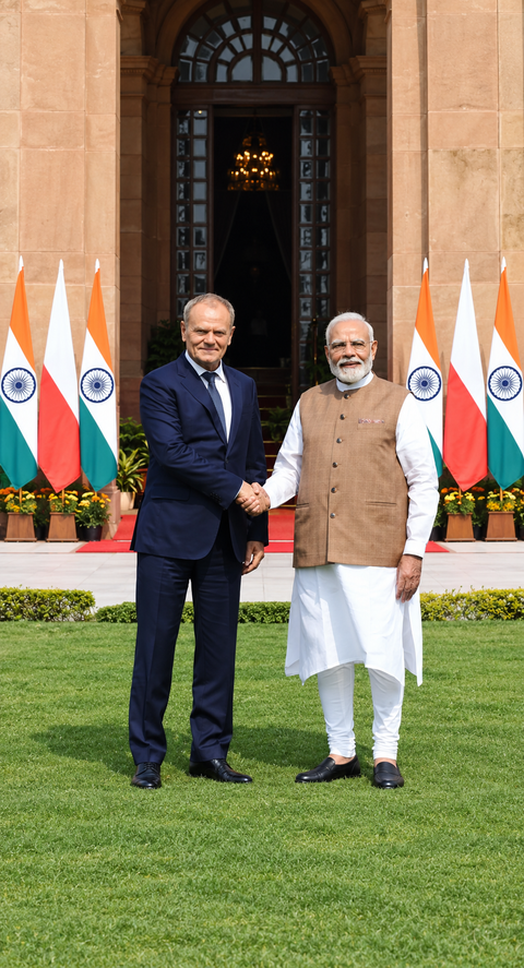 Polish PM Tusk calls Modi a friend says powerful India is “a beacon of hope”