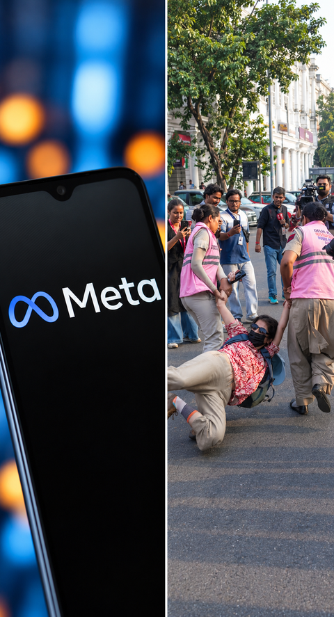 Meta restricts news outlets and journalists documenting Delhi protest crackdown