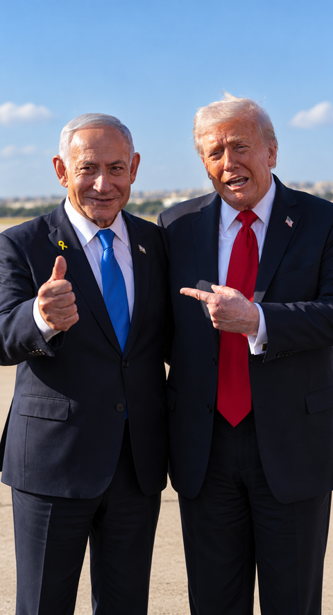 Trump urges Israelis to re-elect Netanyahu as his coalition falls short of a majority