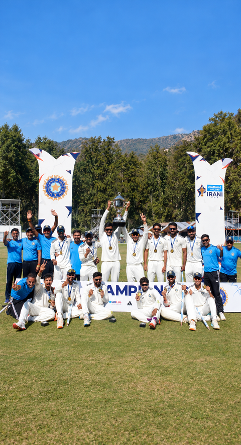 Rest of India win Irani Cup by 167 runs as Mukesh Kumar stars with six wickets