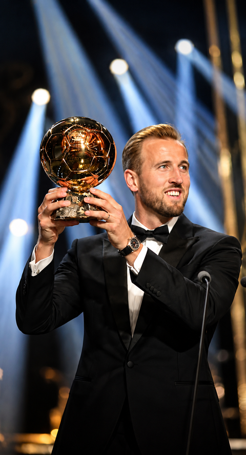 Harry Kane wins 2026 Ballon d’Or as first English winner since 2001 with 73 goals