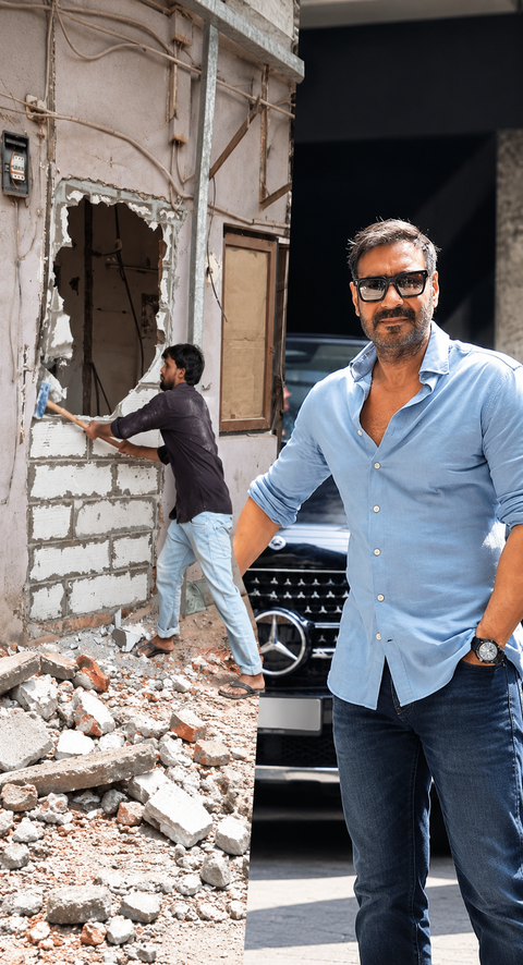 BMC demolishes parts of Ajay Devgn’s Juhu bungalow over unauthorised construction