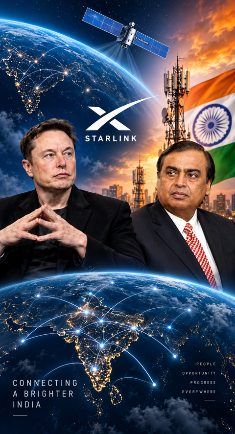 Elon Musk says Starlink competition will benefit Indian consumers as Ambani faces rivalry