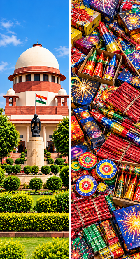 SC refuses to ban firecrackers for Diwali calls for strict enforcement of rules