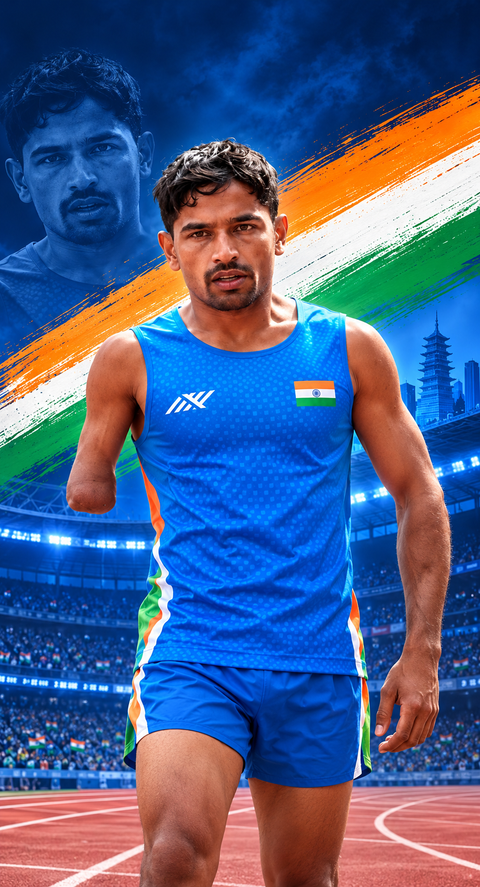 India’s Parmod Bijarnia wins 1500m T46 silver at Asian Para Games as Sri Lanka sets record