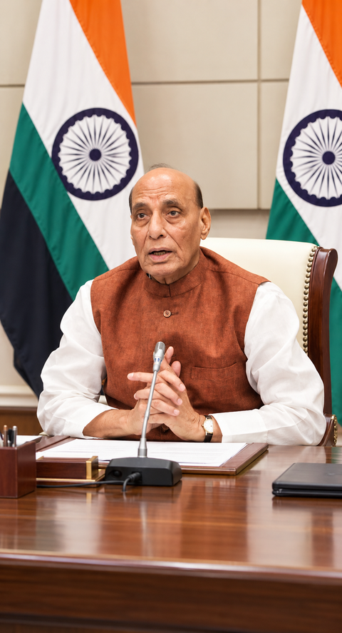 Rajnath Singh says India’s economy is growing at 7.2% despite West Asia conflict