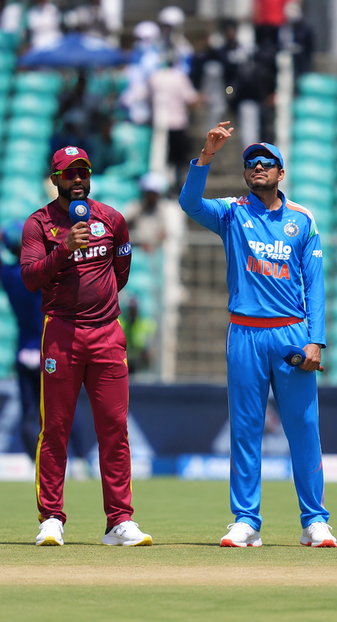 India win toss and elect to bowl first against West Indies in 2nd ODI