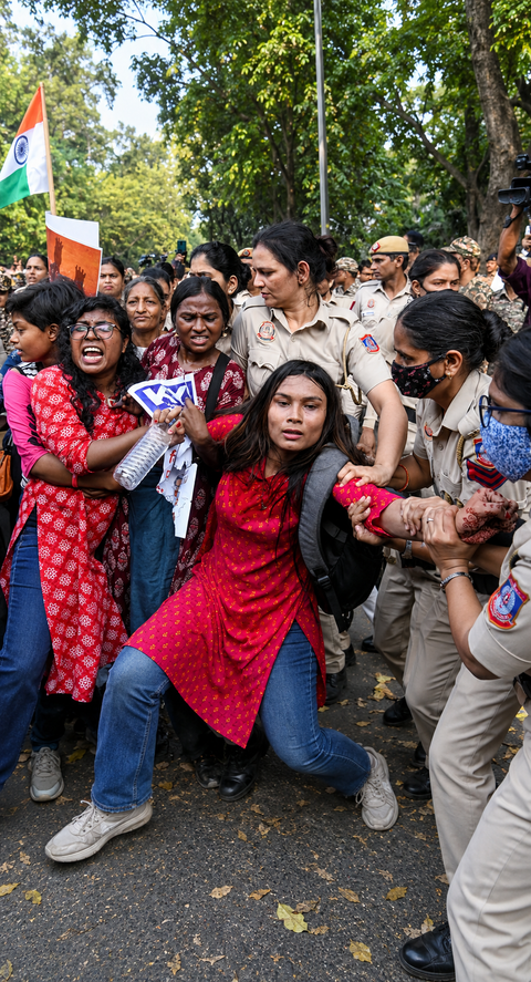 Over 100 detained at Delhi anti SIR protest as demonstrators demand CEC’s resignation