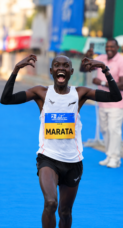 Kenya’s Charles Matata wins Delhi Half Marathon, breaks course record by one second