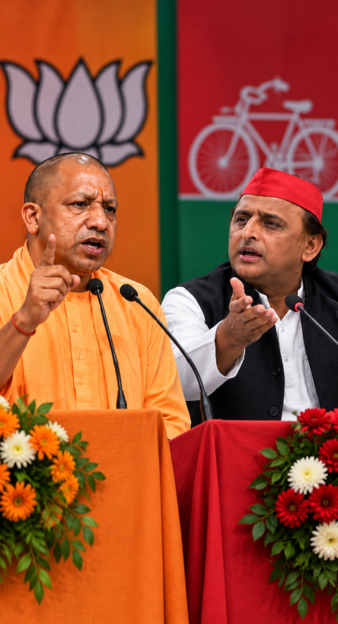 CM Yogi challenges Akhilesh Yadav to contest against him from Ayodhya