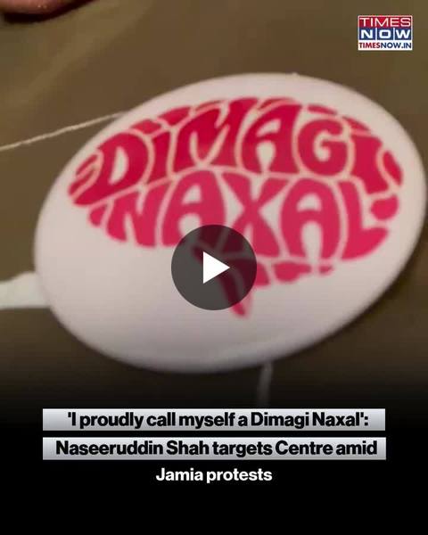 Naseeruddin Shah ignites political debate by declaring himself an 'urban Naxal'