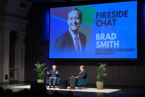 Microsoft’s Brad Smith says AI faces less regulation than milk and washing machines