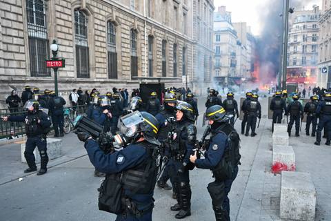 Report identifies 50 organisations linked to France’s student protests, including Indian group