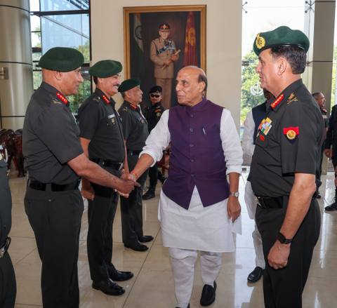 Rajnath Singh urges Indian army to prepare for future warfare